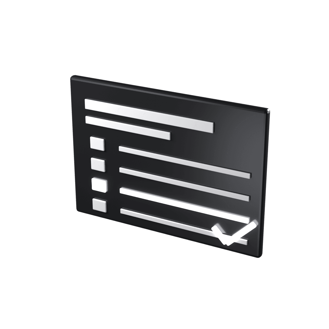 ExamXFlow — abstract monochrome form representing the product